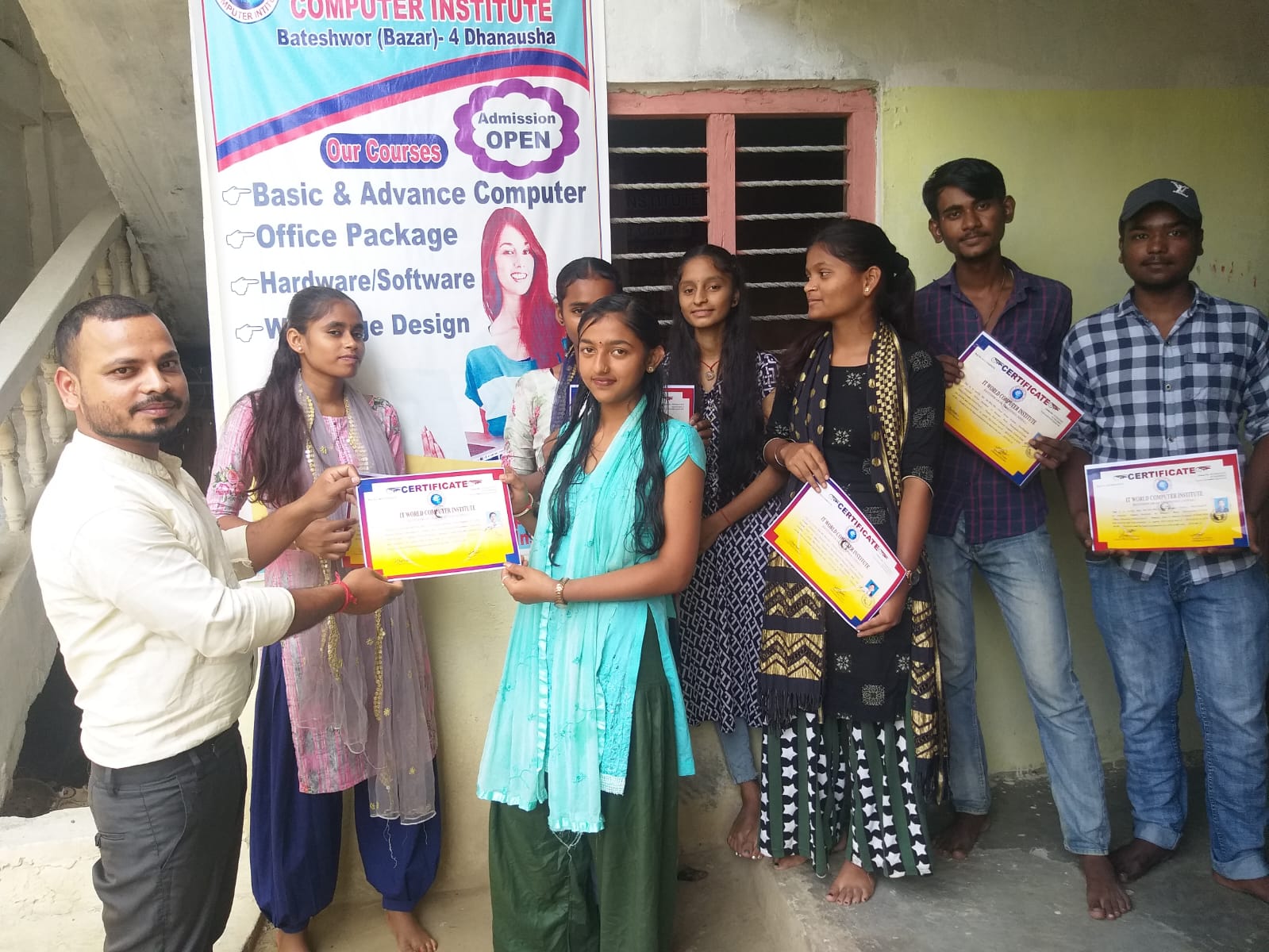 Certificate giving ceremony